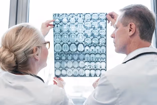 doctors analyzing a radiograph