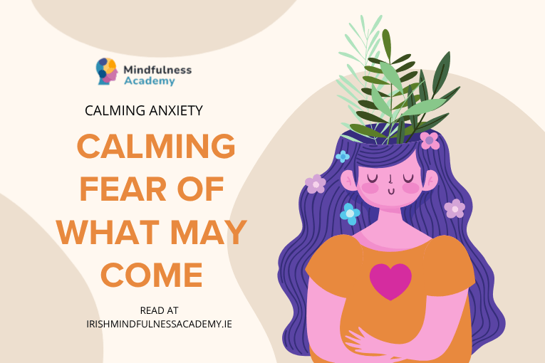 A stylized illustration of a person with purple hair, adorned with small flowers, with green leaves growing from the top of their head. They wear an orange shirt with a pink heart emblem and have their arms crossed over their chest.