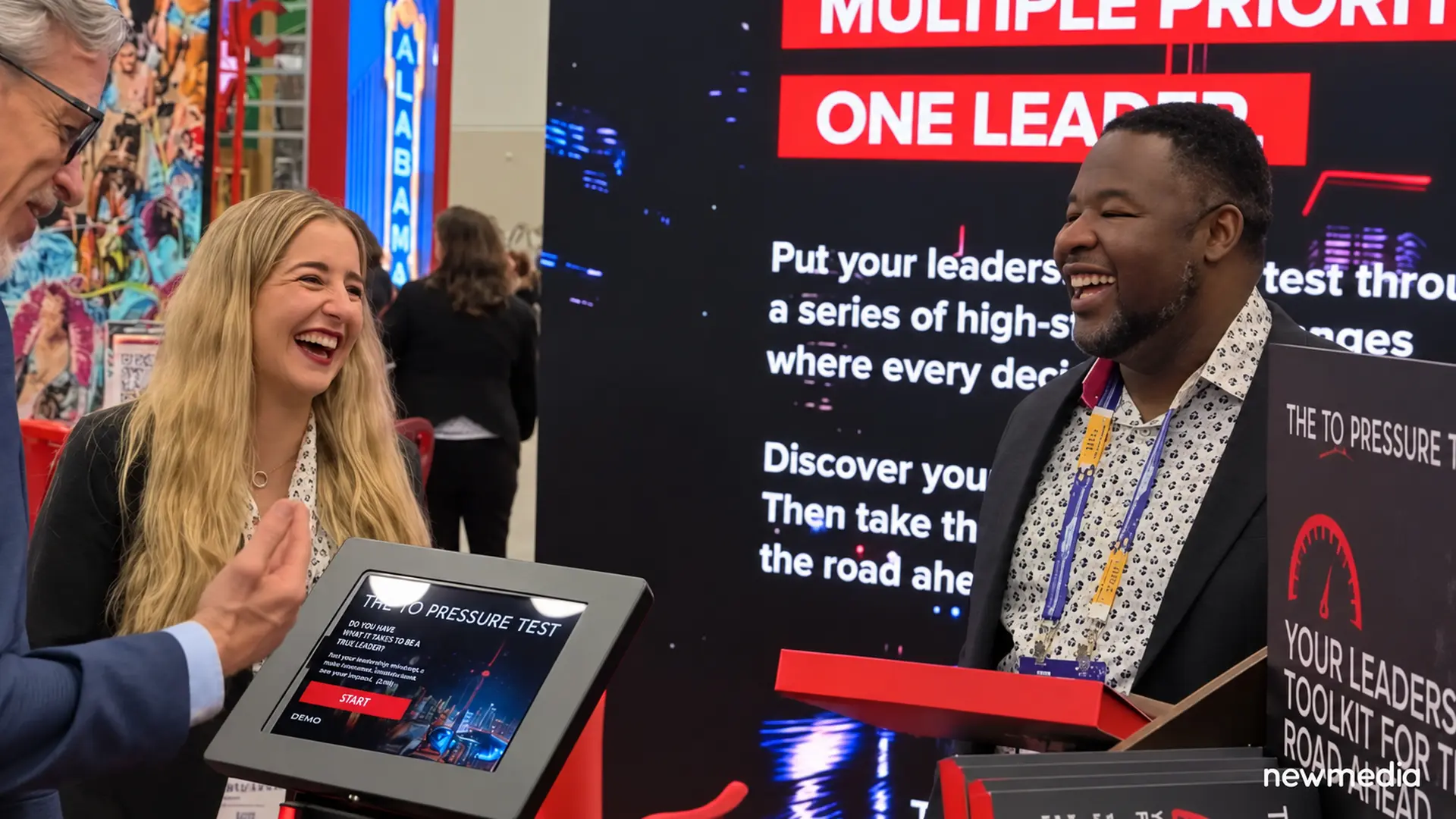 Interactive AI experience for trade shows and exhibitions