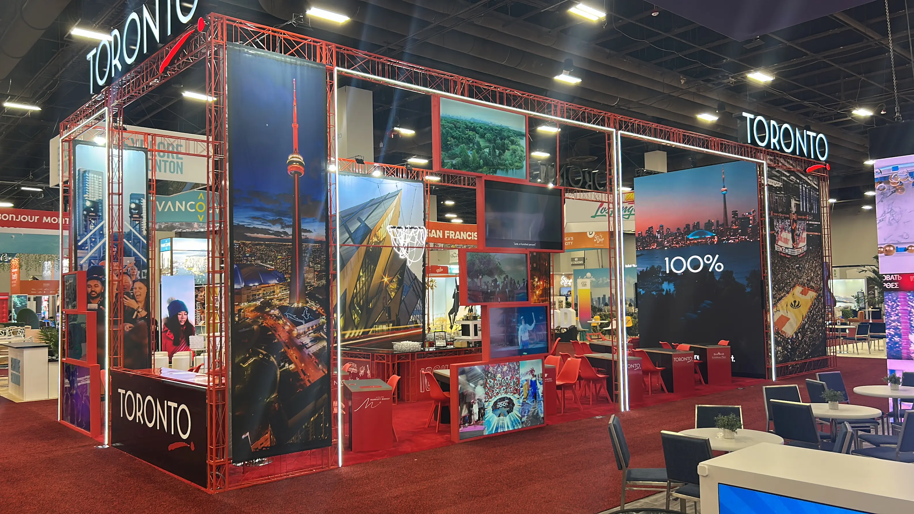 IMEX Las Vegas 2025: Premium Exhibition Stand Design for Destination Toronto
