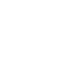 Twitter social media bird icon in white on black background.