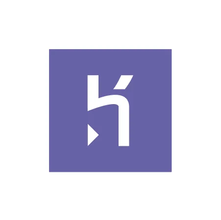 Heroku logo with a white stylized letter H on a purple square background.