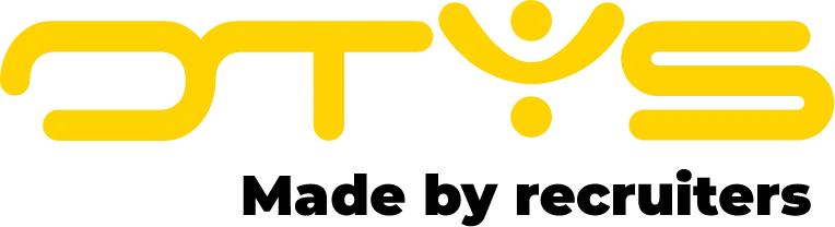 OTYS company logo in yellow text with a stylized human figure forming the Y.