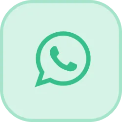 Green WhatsApp logo icon inside a rounded square with light green background.