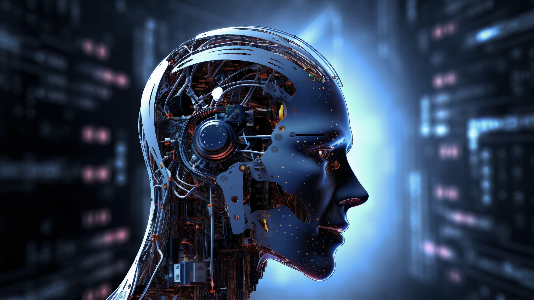 Illustration representing AI agents used in recruitment