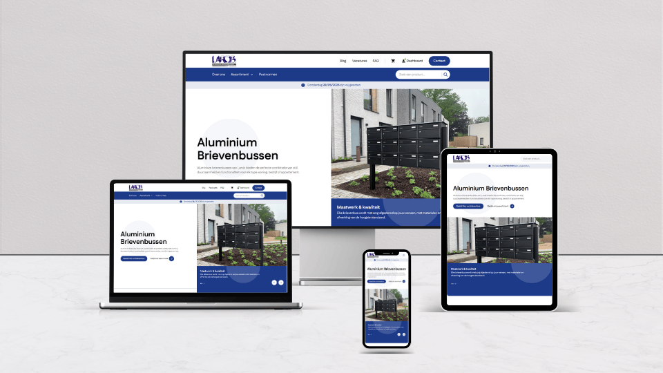 Ontdek onze nieuwe website op één van uw apparaten