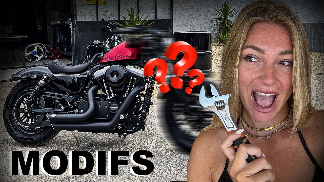 Je MODIFIE (Encore) Ma HARLEY !!!