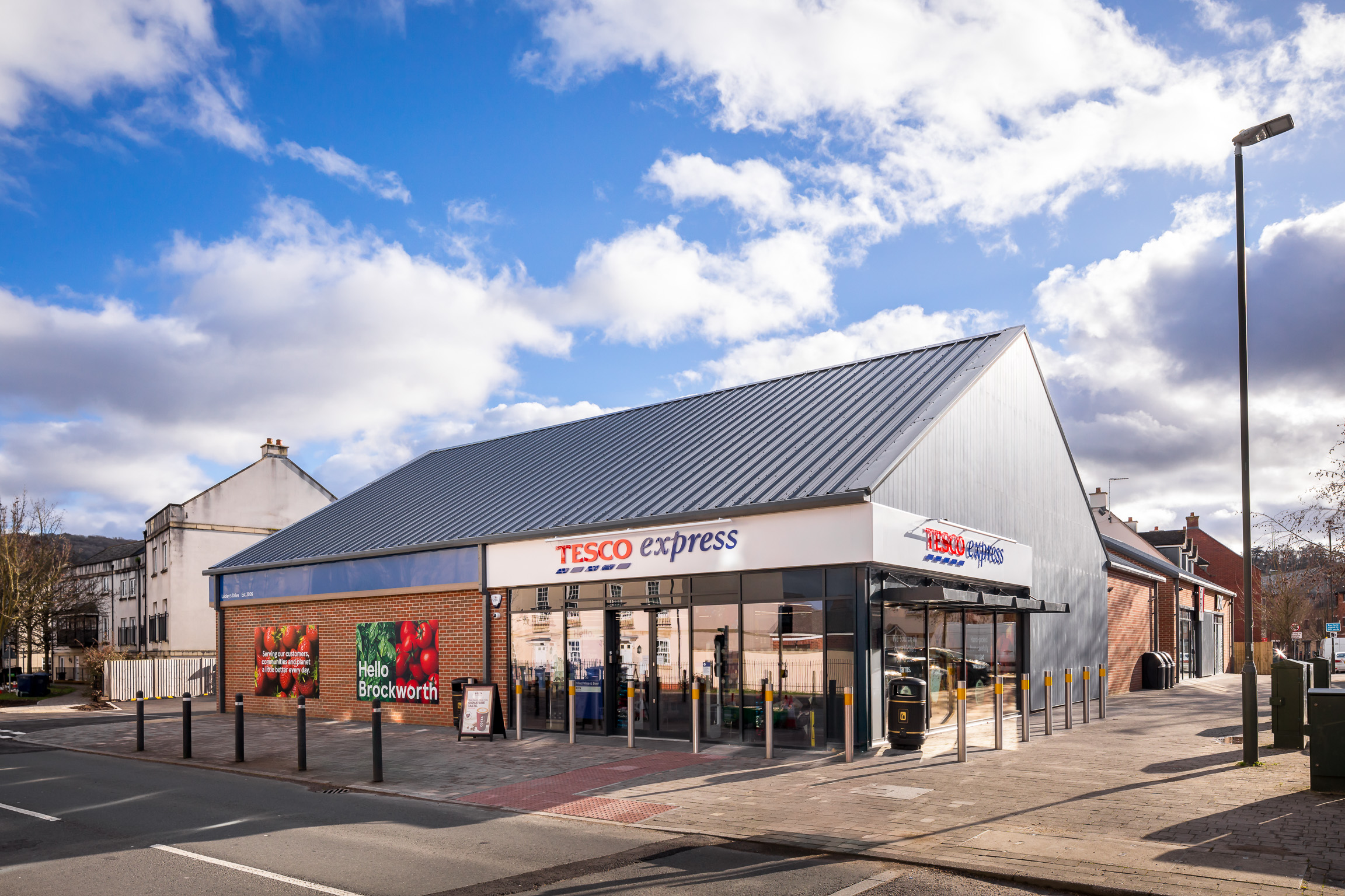 Completed Tesco Express retail development built by MSB Group UK