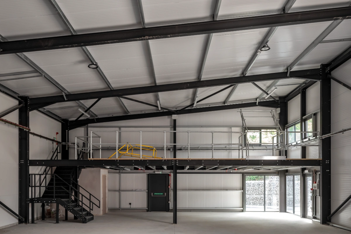 Exterior cladding on the Carpigiani artisan gelato office and warehouse