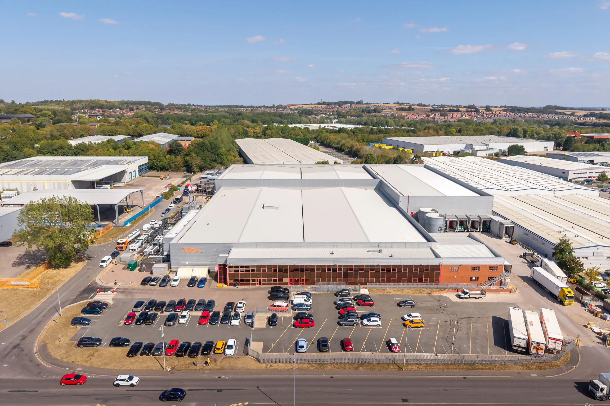 Magna House food and drink manufacturing facility, Telford, principal contractor build managed by MSB Group UK