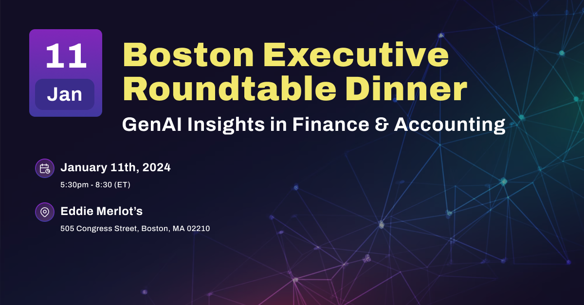 Boston CFO Roundtable Dinner