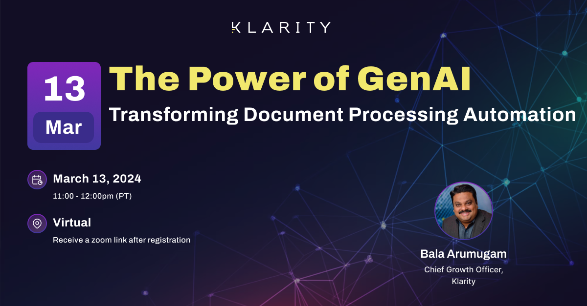 The Power of GenAI: Transforming Document Processing Automation