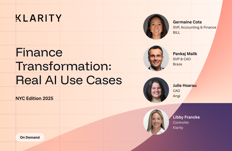 Finance Transformation: Real AI Use Cases 