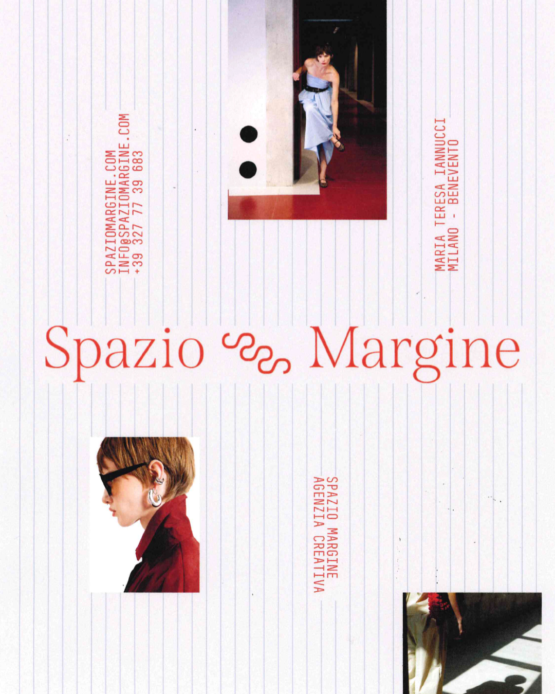 Spazio Margine — Brand identity cover for a contemporary photography studio