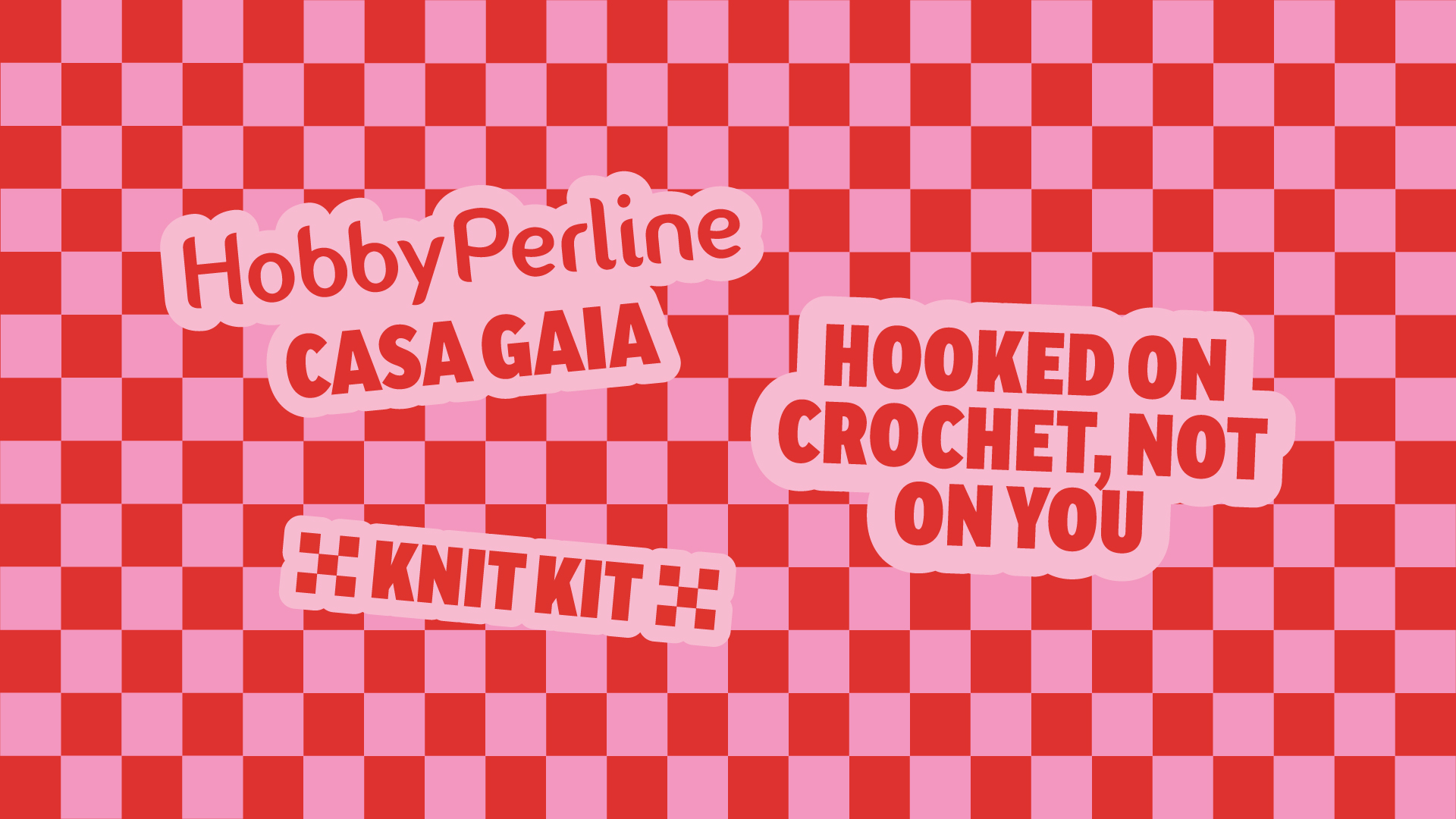 Gaia Clerici X Hobbyperline — Packaging and visual identity for CasaGaia crochet collection