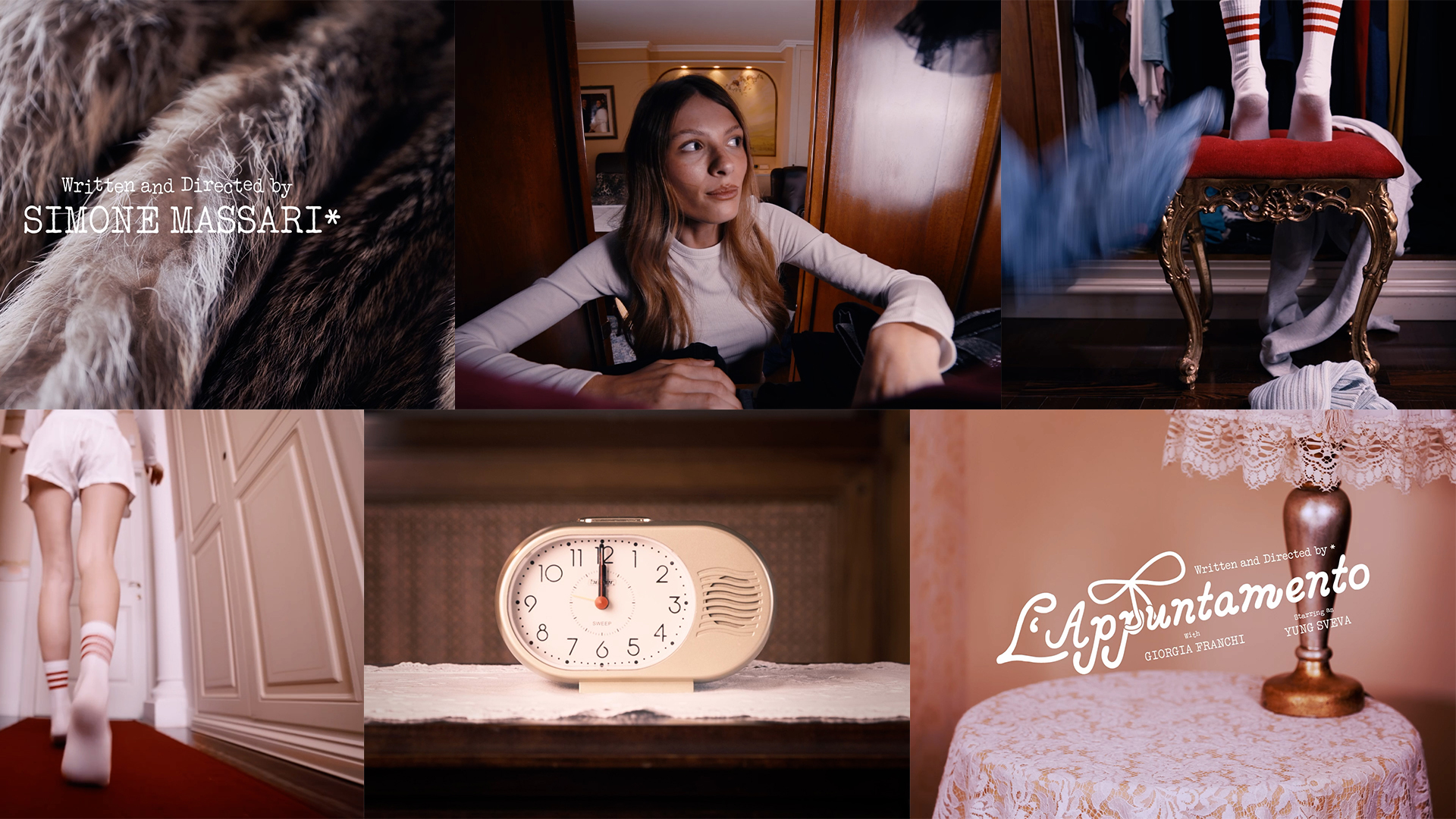 Yung Sveva x Prada — Still from the fashion film directed and written by Simone Massari