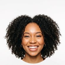 Smiling gift recipient
