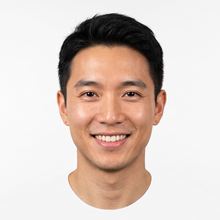 Smiling gift recipient