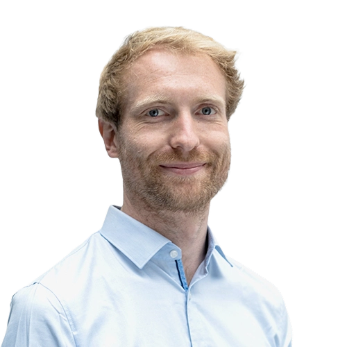 A headshot of Armin Baehr.