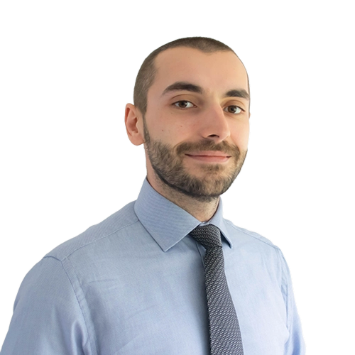 A headshot of Dominick Madden.