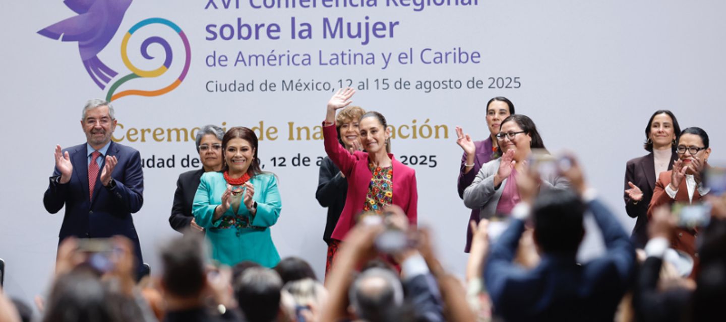 En la Conferencia Latinoamericana de la Mujer, Sheinbaum pidió erradicar la misoginia