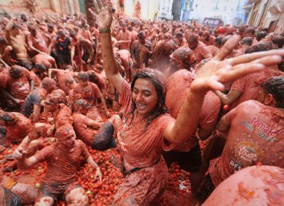 “Tomatina” en España