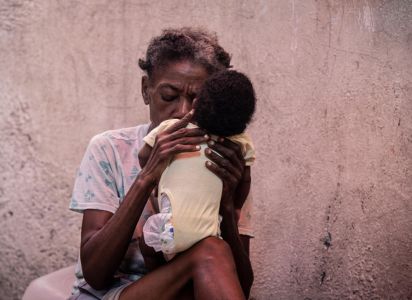 Maternidad con miedo en Haití