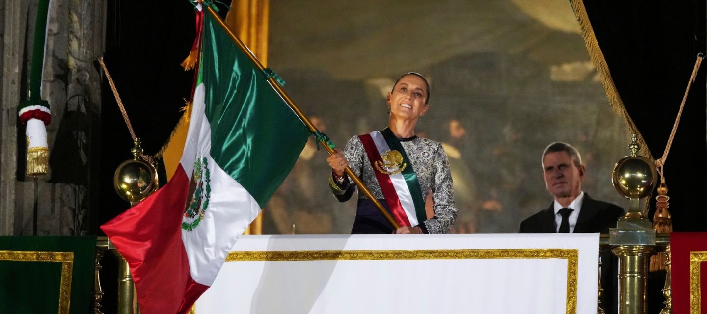 Claudia Sheinbaum celebró su primer Grito de Independencia recordando a mujeres y migrantes
