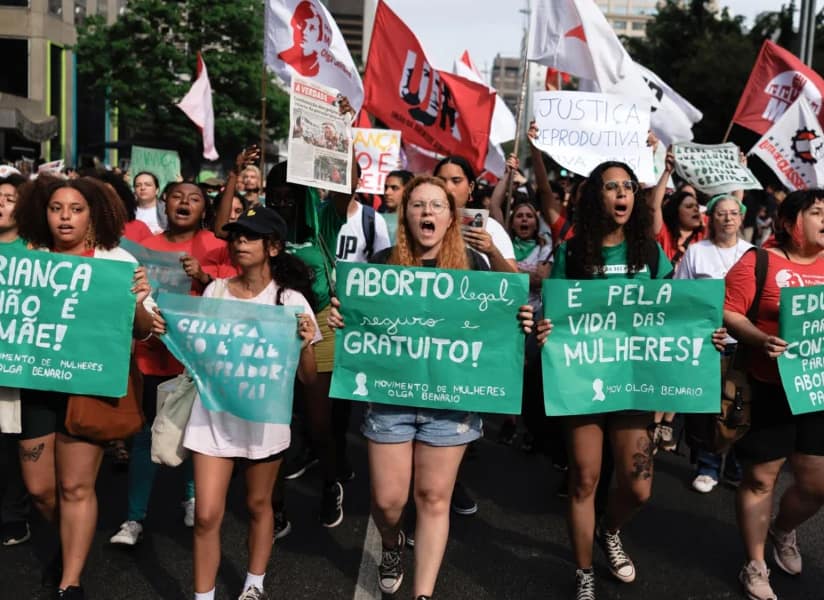 Marchas feministas en Brasil
