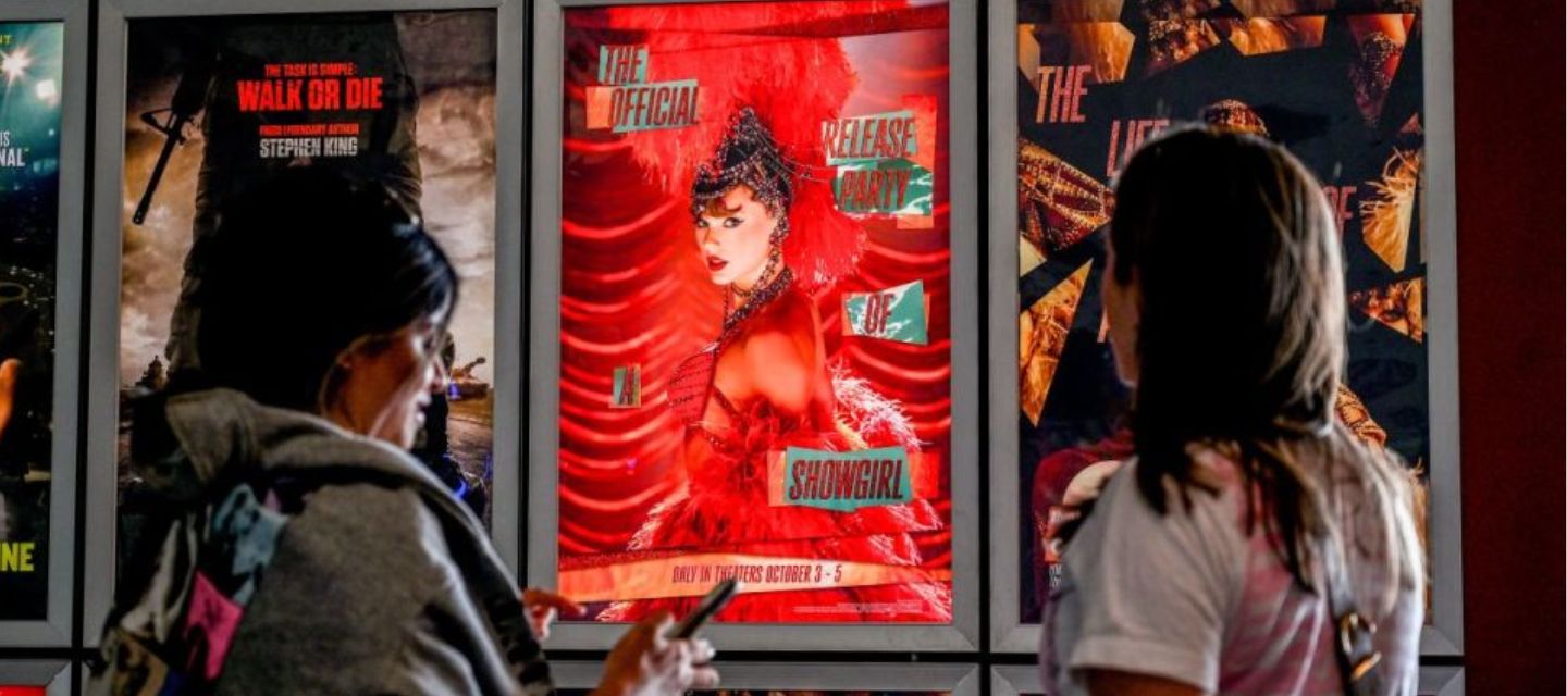 Swifties acuden en masa a los cines para “Taylor Swift