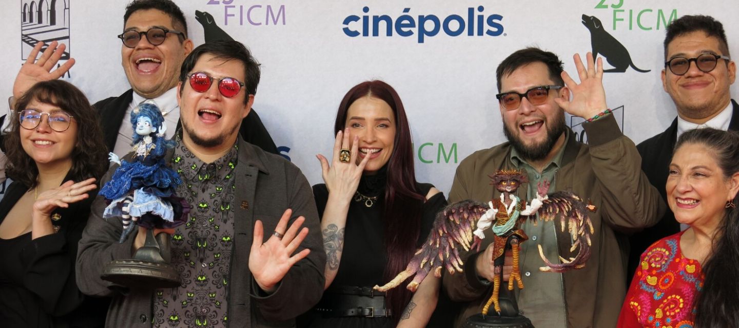 Los cineastas Arturo y Roy Ambriz junto a Mireya Mendoza presentan “Soy Frankelda”