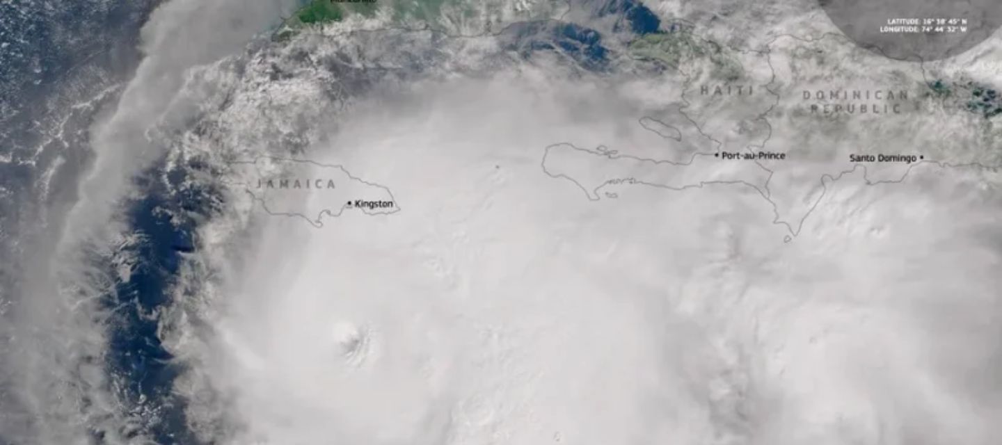 El huracán Melissa, de categoría 5