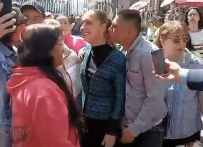 La presidenta mexicana Claudia Sheinbaum denunció a un hombre que la acosó