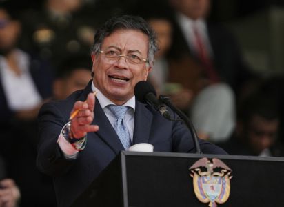 El presidente colombiano, Gustavo Petro