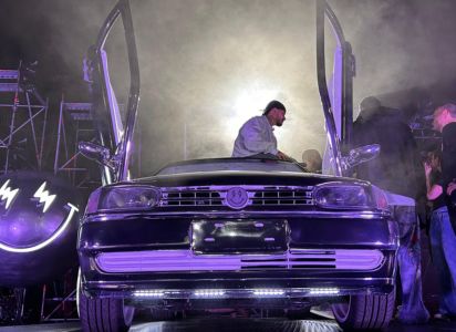 J Balvin llevó su auto Rayo al Flow Fest