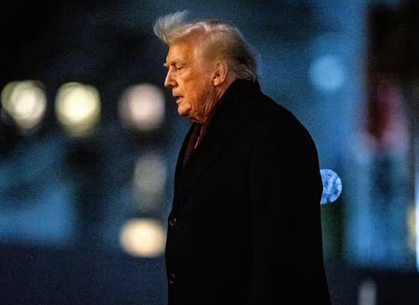 Donald Trump plano general