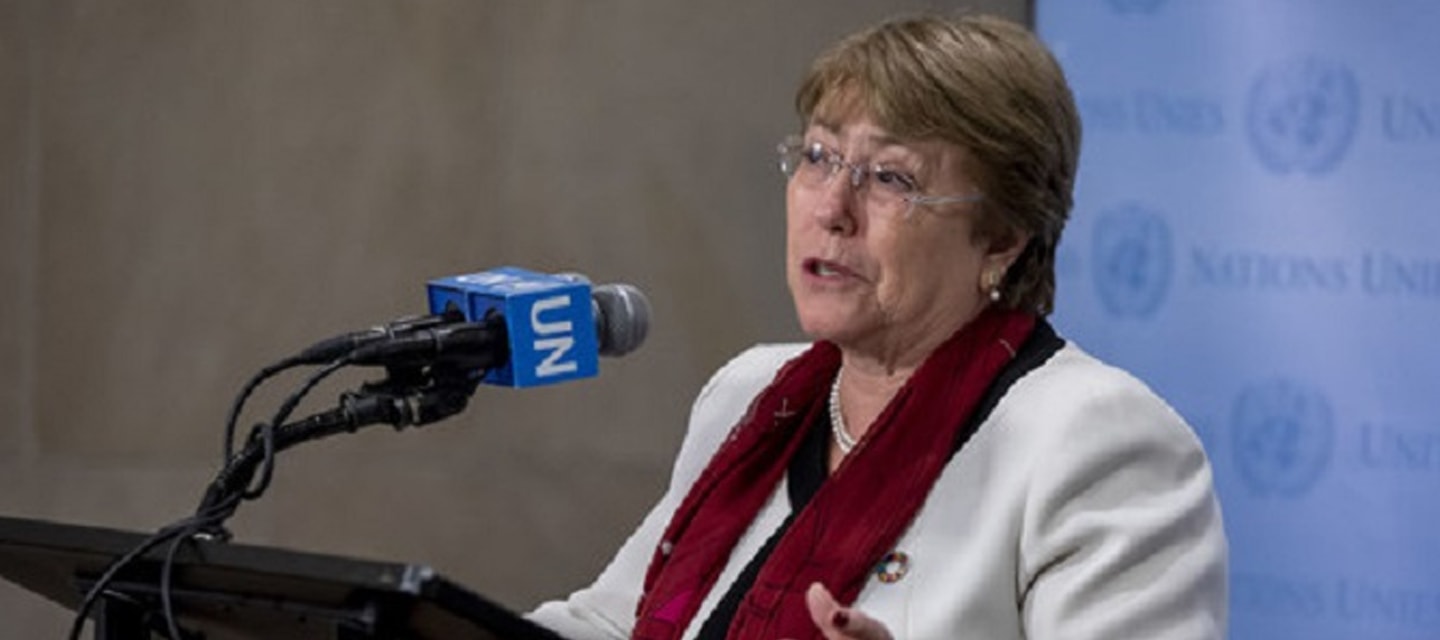 Bachelet en rueda de prensa