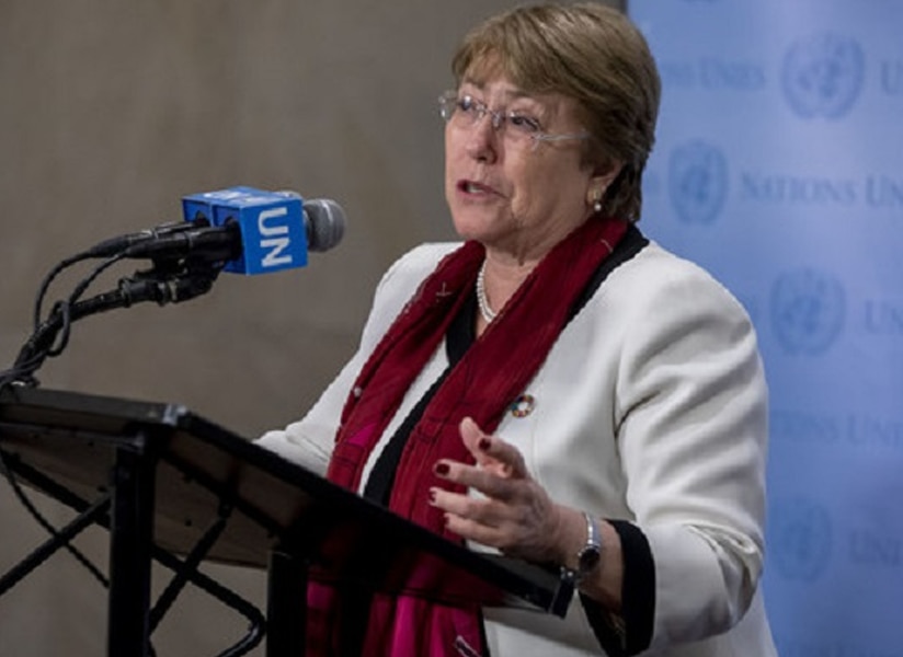 Bachelet en rueda de prensa