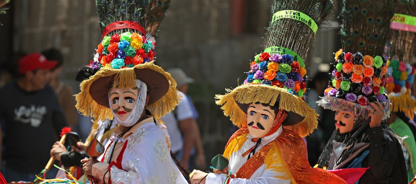 La danza del Toro Huaco llena de color y fe las fiestas de San Sebastián en Diriamba