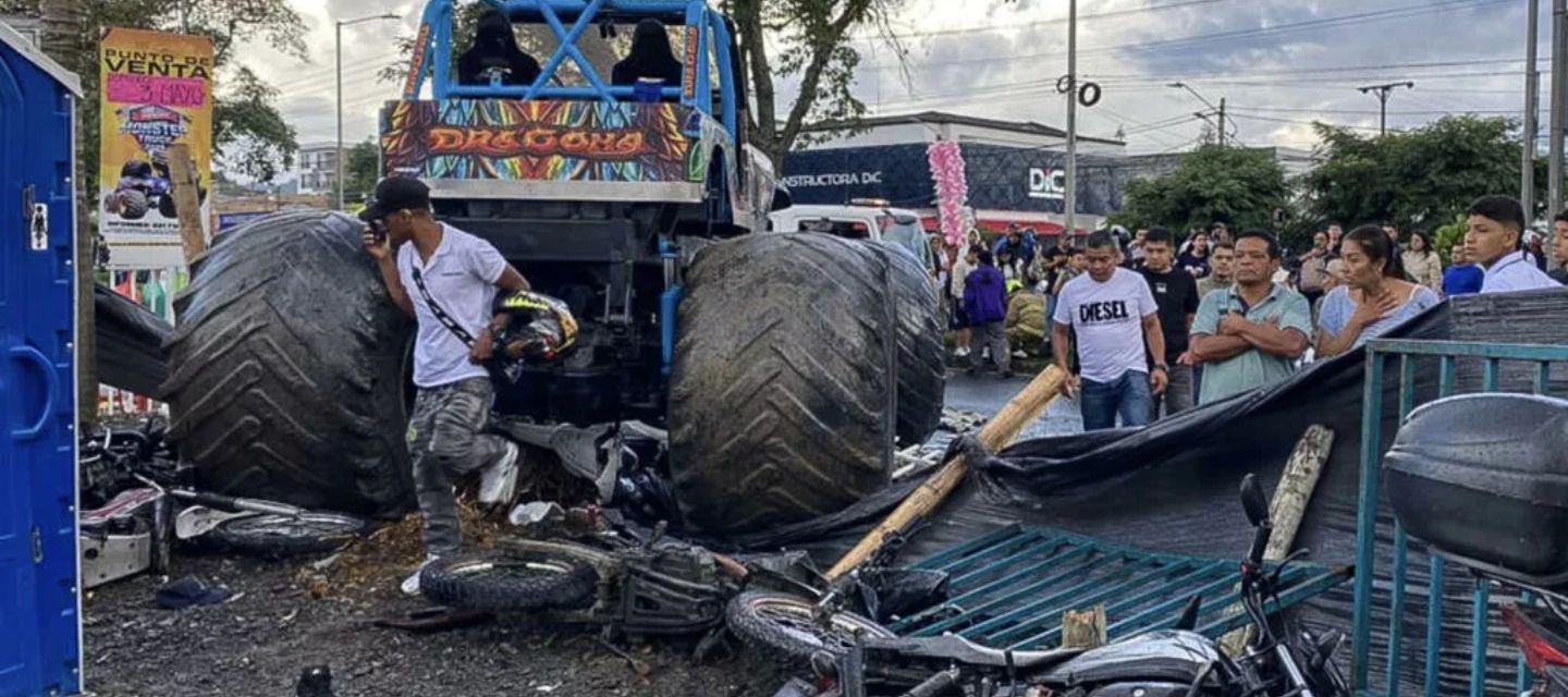 Un camión fuera de control arrolló a espectadores en un evento en Popayán, Colombia