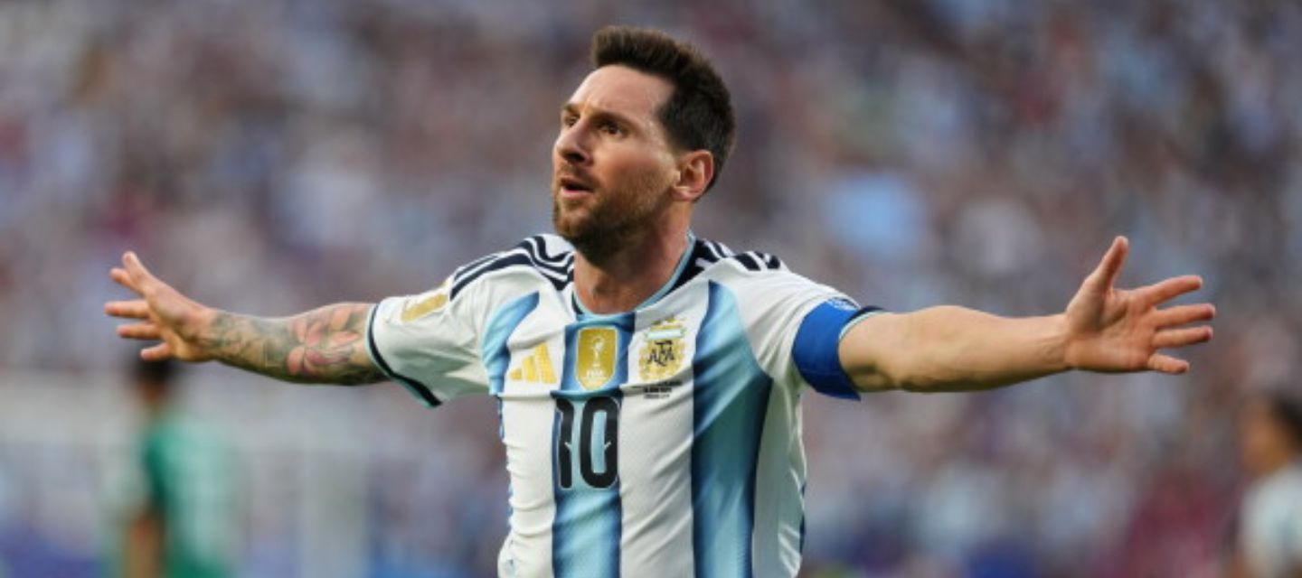 ‍Lionel Messi debutó con un triplete en el Mundial 2026
