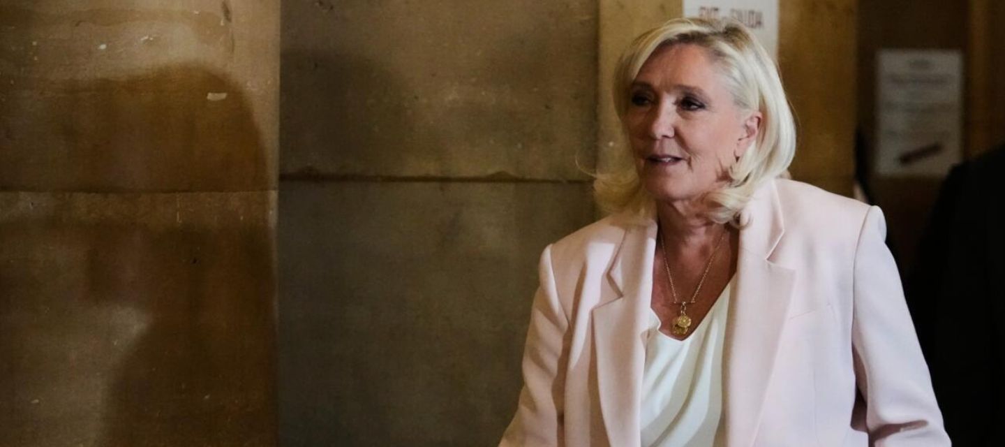 Marine Le Pen fue condenada por malversación de fondos europeos.