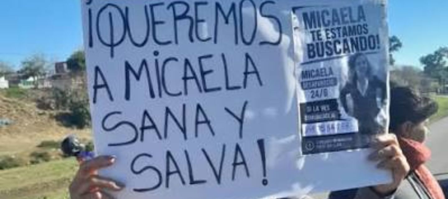 Familiares de Micaela Albornoz reclaman avances en su búsqueda tras 20 días desaparecida en Rosario.