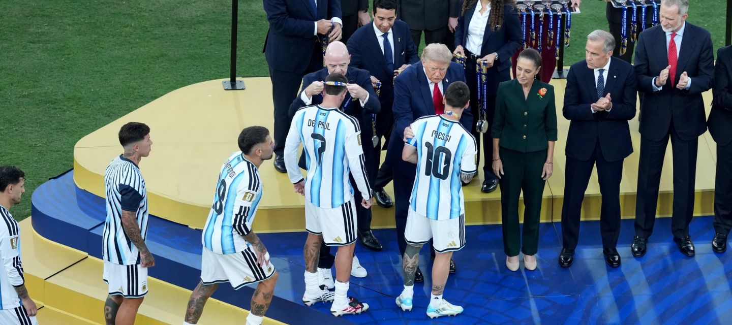 Cristian “Cuti” Romero evitó saludar a Donald Trump durante la premiación del Mundial 2026.