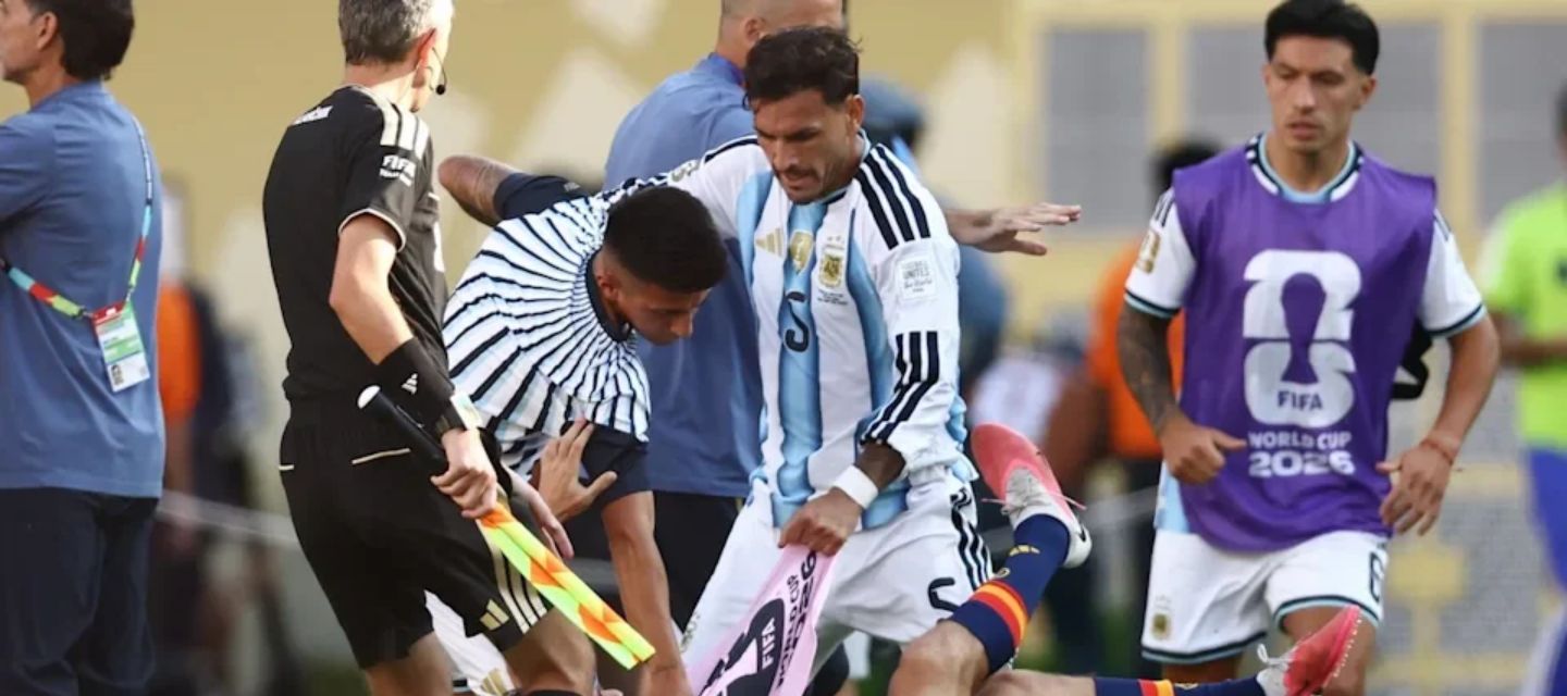 ‍La FIFA sancionó a Paredes con 10 partidos y a Molina con 7 tras los incidentes de la final del Mundial.