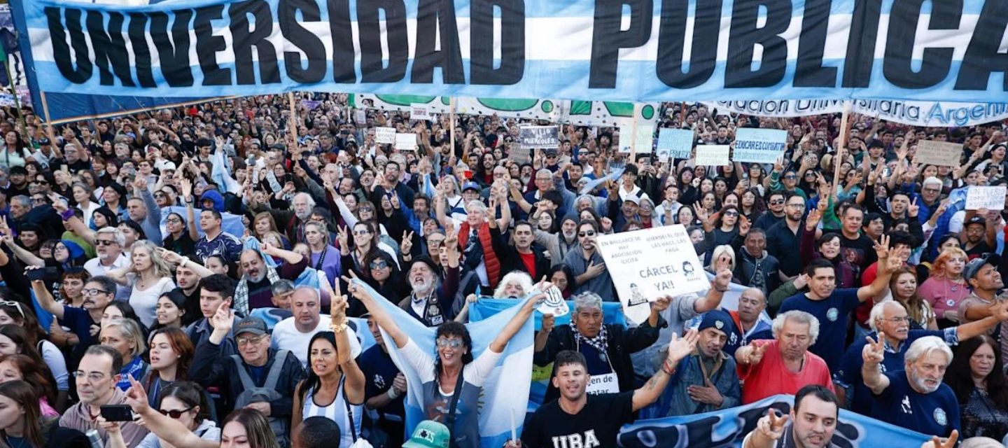 Universidades argentinas anuncian 23 días de paro escalonado y una nueva marcha federal para el 15 de octubre