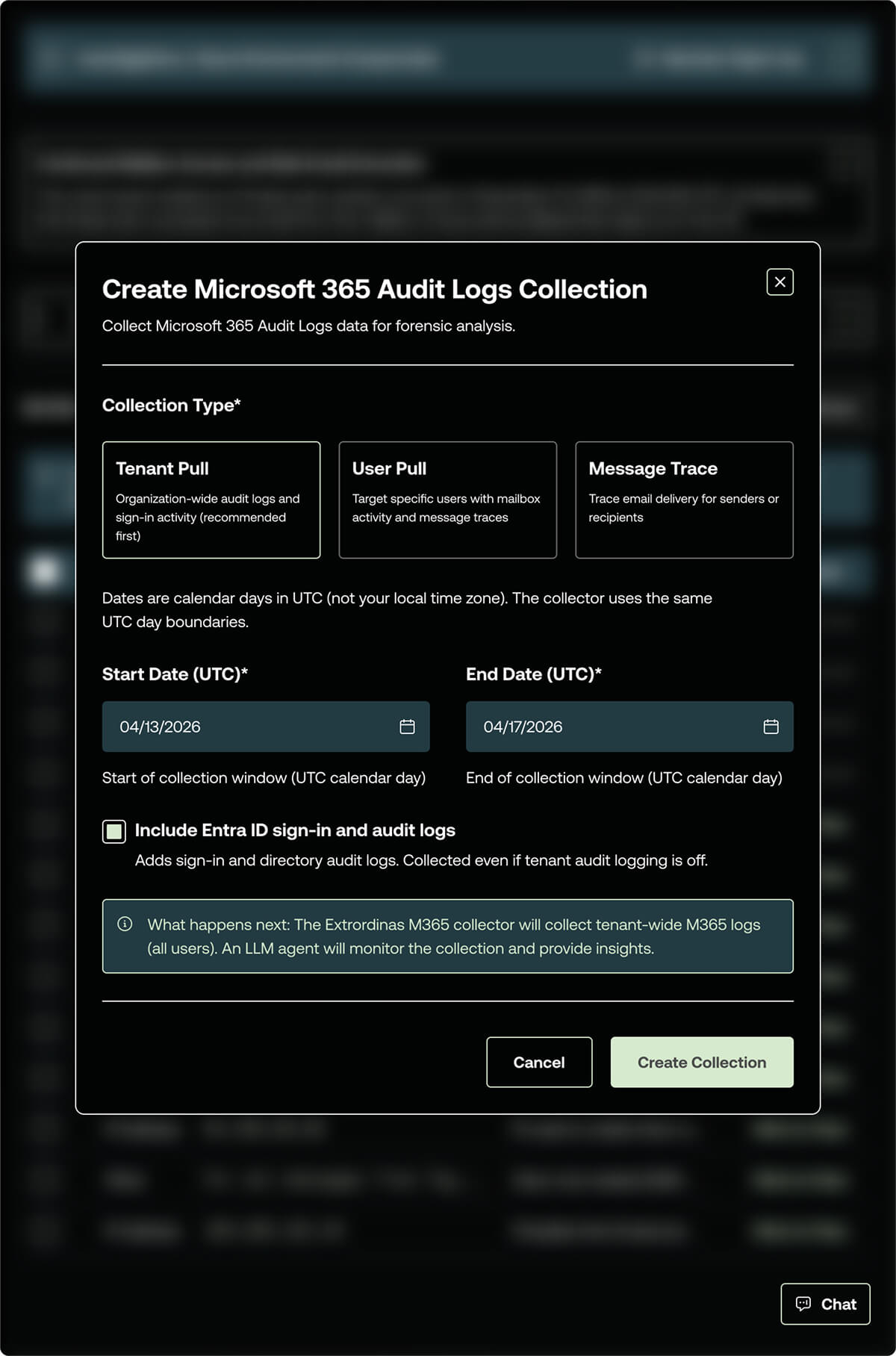 An Extrordinas product process screen mockup.