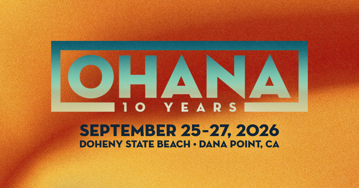 Ohana Festival | Sept 25–27, 2026 | Dana Point, CA