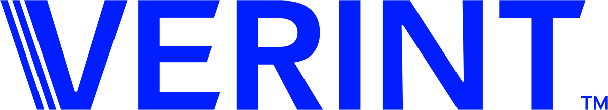 The word VERINT in bold blue capital letters.