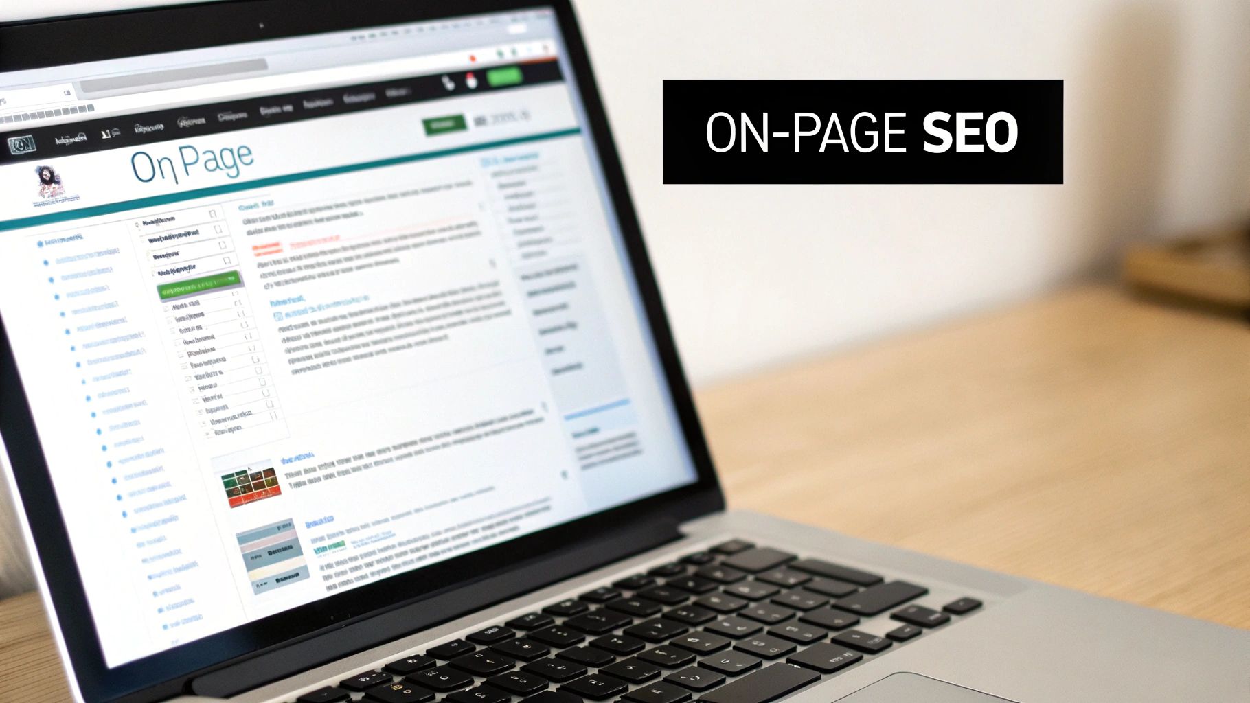 A person at a desk with multiple monitors showing charts and graphs, representing a content strategy session.